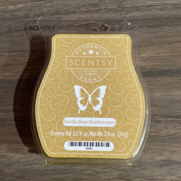 Scentsy Accents Vanilla Bean Buttercream Scentsy Bar Poshmark